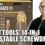 Klein Tools 14 In 1 Adjustable Screwdriver