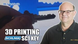 3D Printing Schlage SC1 Key Halifax BC
